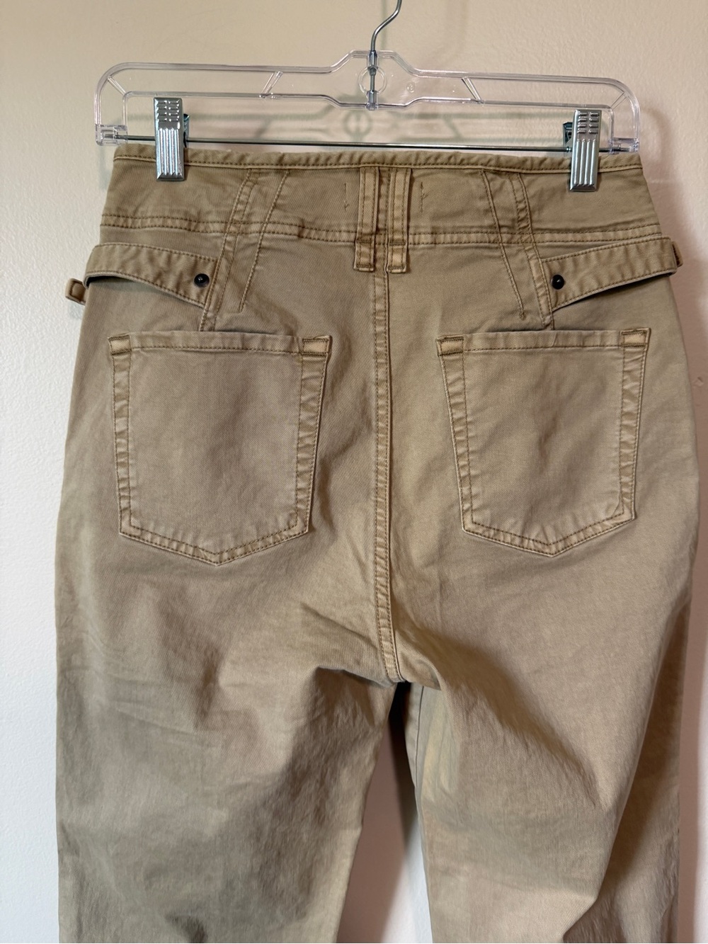 Rowan Jalen Utility Trouser Size Cinch High Waisted Tapered Leg 28 Sand Dune — image 7 of 8